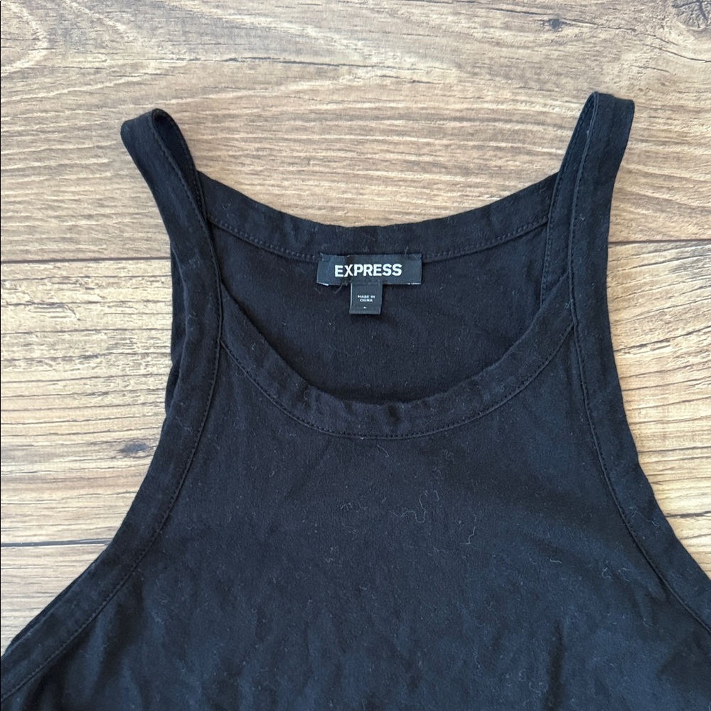 Express Women's Black Tank Top - Picture 2 of 4